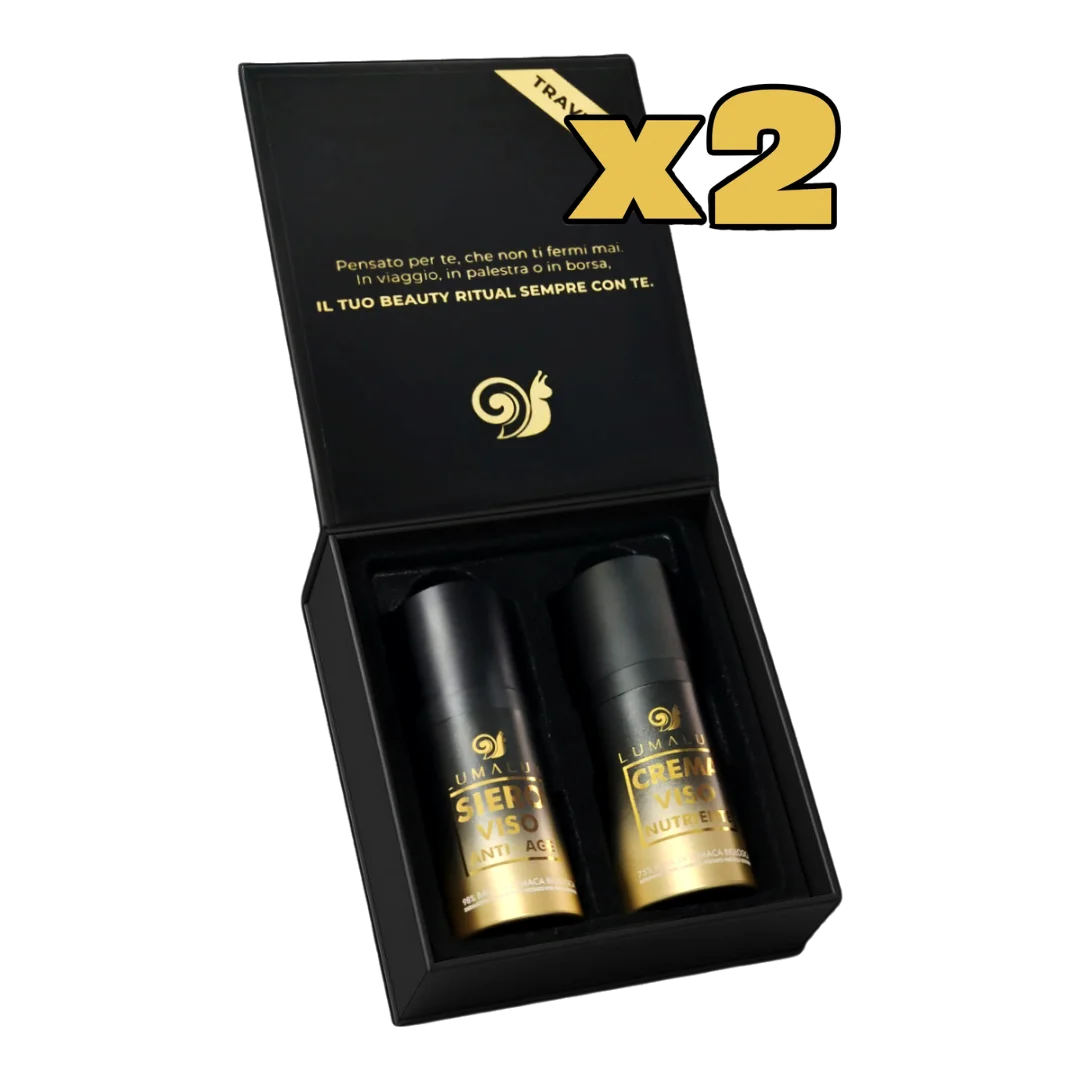 2 Travel Kit Lumalux — pack risparmio