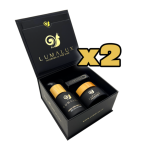 COMBO 2 - Kit 2 Siero 98% bava bio 50ml + 2 Crema 75% bava bio 50ml Lumalux