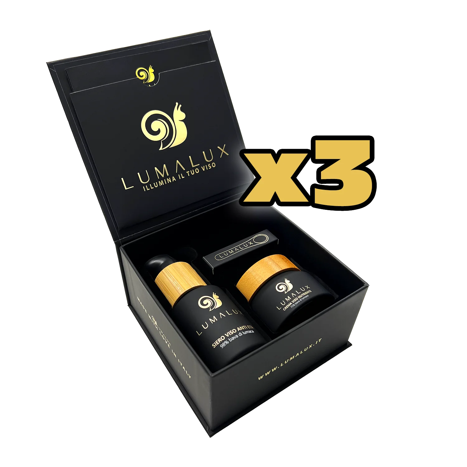 3 Kit Viso Lumalux — maxi risparmio