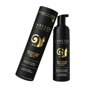 Carezza di Lumalux 190 ml, trattamento detergente corpo con 45% di bava di lumaca